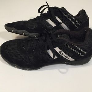 Champion Black Suede and Mesh Sneaker, 9.5
